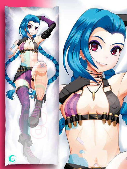 Jinx Body pillow case LEAGUE OF LEGENDS Mitgard-Knight
